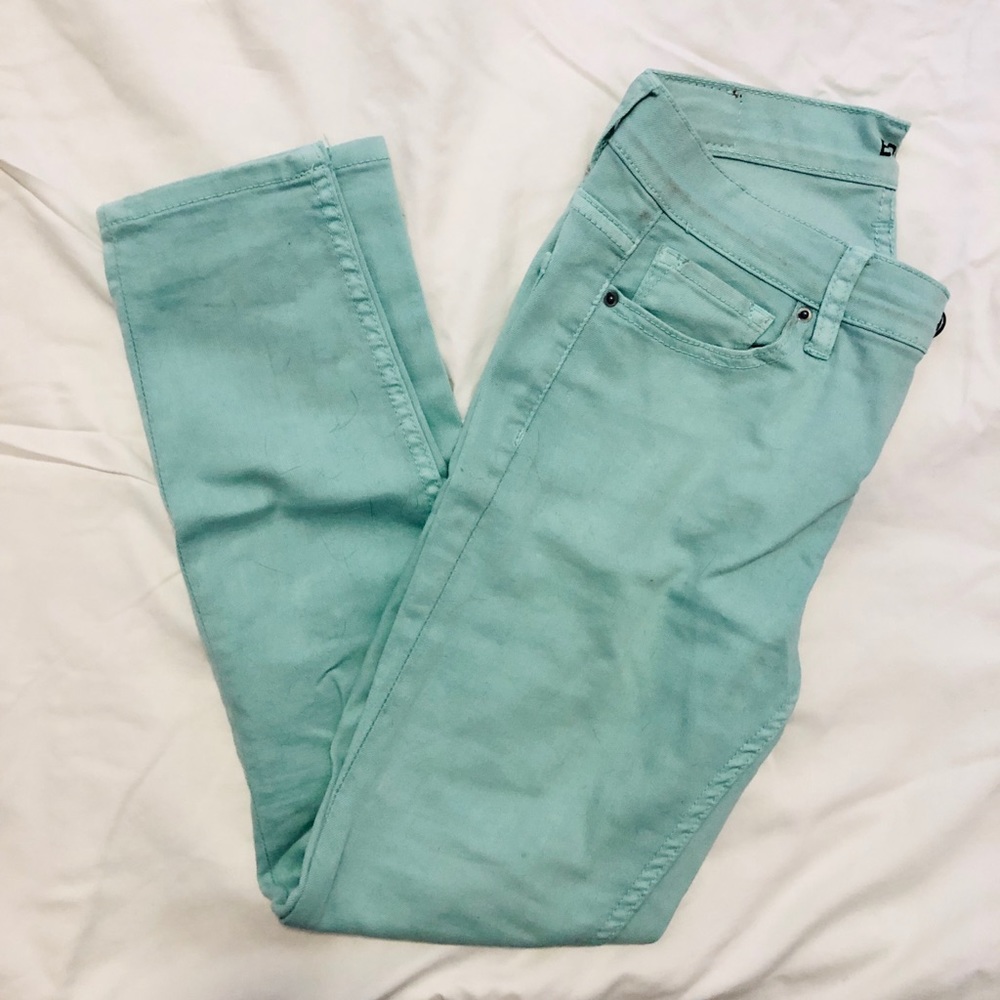Urban Outfitters light teal jeans